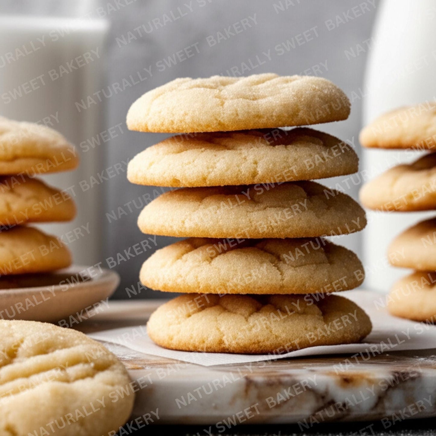 Organic Sugar Cookies (8-Count Trial Box) – All-Natural, Freshly Baked Goodness